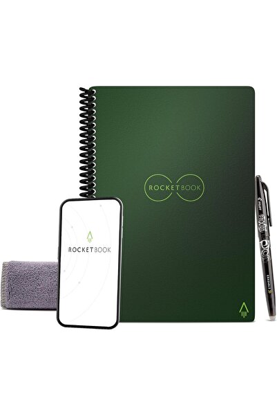 Rocketbook Reusable Smart Notebook, 36 Dotted Pages, 15.2x22.4 cm, Terrestria...