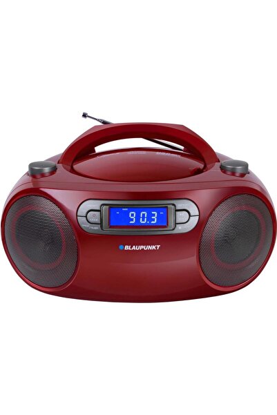 Blaupunkt BB18RD Microsystem, FM, CD, MP3, USB, AUX, 4W RMS, Alarm, LCD, Red