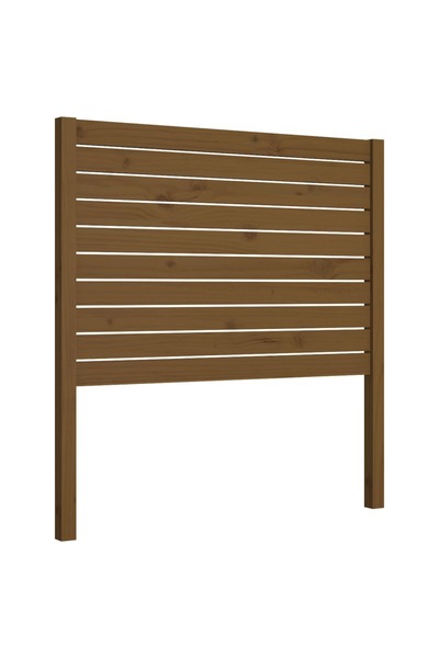 vidaxl Tăblie de pat, maro miere, 106x4x100 cm, lemn masiv de pin