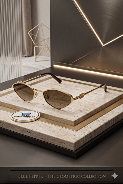 BluePepper Modern New Season Sunglasses with Geometric Frame Luxury Glasses w...