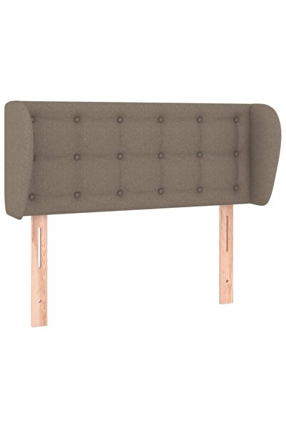 vidaxl Headboard with taupe grey wings 83x23x78/88 cm textile