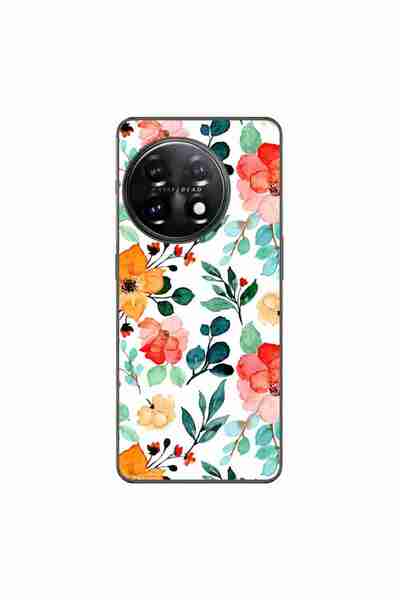 OEM Husa compatibila cu OnePlus 11 Silicon Gel Tpu Model Painted Flowers