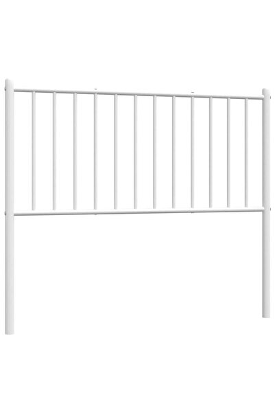 vidaxl Metal replacement headboard, white, 75 cm
