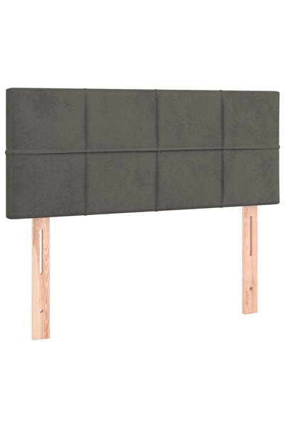 vidaxl Headboard, dark grey, 80x5x78/88 cm, Velvet