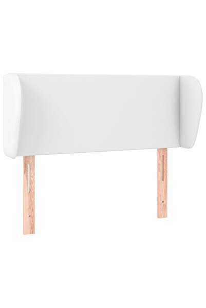 vidaxl White headboard with wings 93x23x78/88 cm eco- Leather