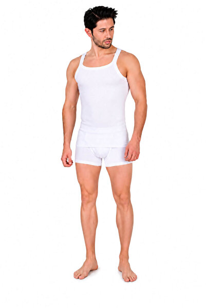 Hepsine Rakip 3-Pack Men's Strappy Camisole Undershirt 100% Cotton 1044