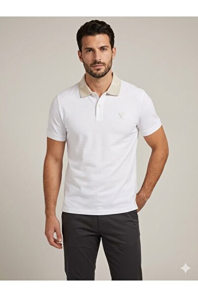 Guess Erkek Polo Yaka Basic T-Shirt M5GP66J1314