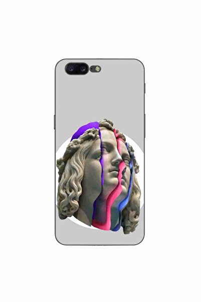 OEM Husa compatibila cu OnePlus 5 Silicon Gel Tpu Model Neon Ruins