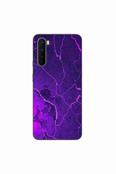 OEM Husa compatibila cu OnePlus Nord Silicon Gel Tpu Model Ultraviolet Marble...