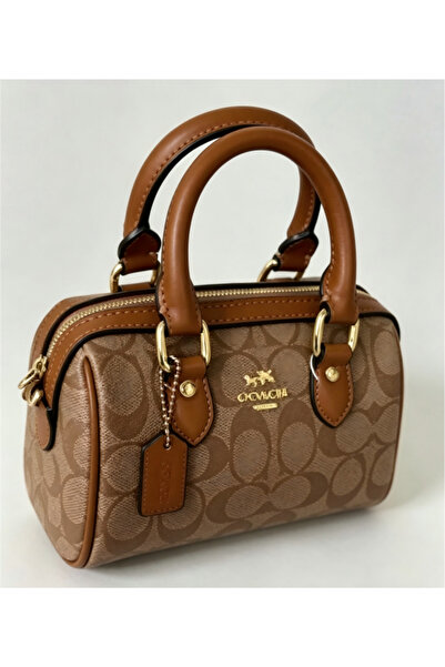 By Coach classic Boston pillow handbag, women's shoulder bag, crossbody bag, ...