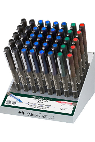Faber Castell SET 40 BUCĂȚI AC DE TINTĂ ROLLER FĂRĂ APUȘTIRE 0.5MM FABER-CASTELL