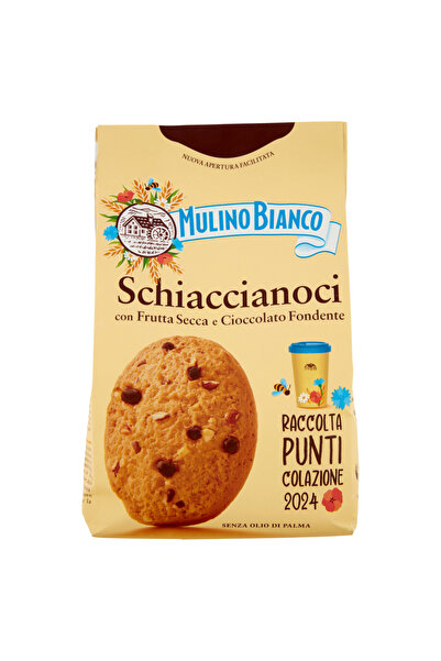 Mulino Bianco Schiaccianoci dried fruit and chocolate biscuits, 300g