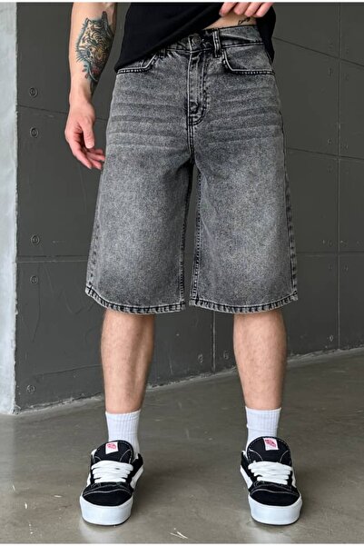 cezstudio Acid Wash Premium Baggy Şort