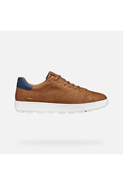 Geox Adidași bărbătești de culoare maro deschis Spherica Ecub-1