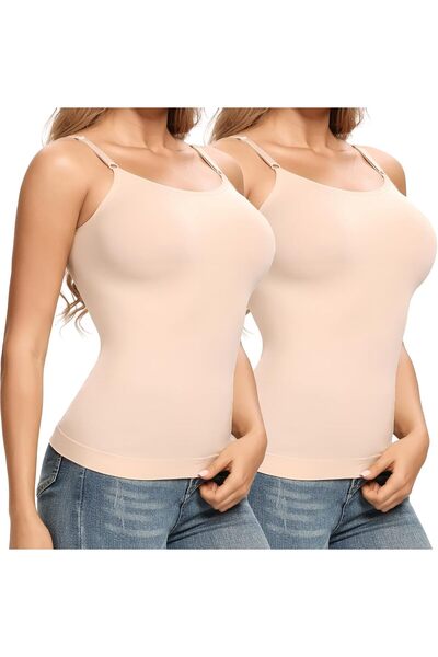 Joyshaper Women's Strappy Tank Top, Basic, Adjustable Camisole, Sleeveless To...