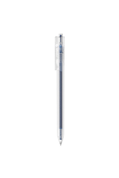Deli Pix cu gel cu mecanism 0.5mm albastru închis