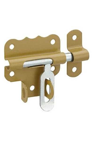 THIRARD Door or gate latch, surface mounted, padlock locking, 53 mm, round bo...