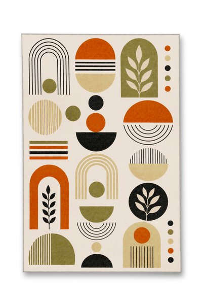 Rugs Modern Halı Sdt Shape Theme Patterned Modern Woven Base Decorative Carpe...