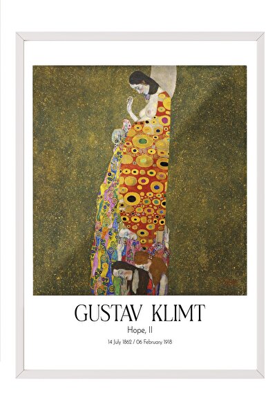 Postifull Gustav Klimt - Nada, II, Slika u belom okviru, Serija umetnosti BR:...