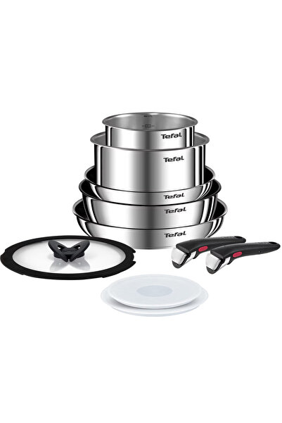 TEFAL Σετ 10 τεμαχίων Ingenio Emotion, τηγάνι 22/26 εκ., κατσαρόλα 24 εκ., μι...