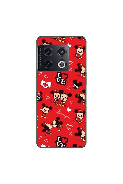 OEM Husa compatibila cu OnePlus 10 Pro Silicon Gel Tpu Model Mickey Love Patt...