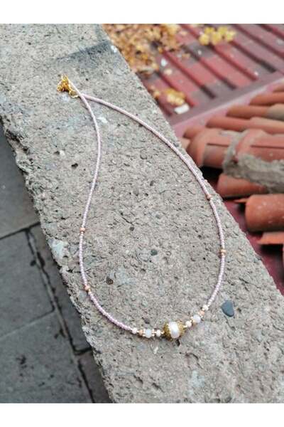 Bozhi Necklace Glass Beads Luminous Style