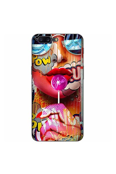 OEM Husa compatibila cu OnePlus 5 Silicon Gel Tpu Model Pop Art Lolipop