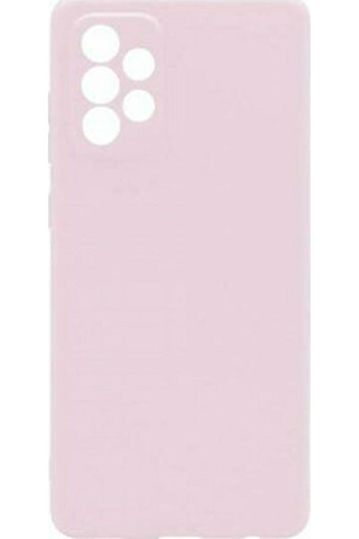 inos S-Cover Πίσω Κάλυμμα Σιλικόνης Ροζ Απόχρωσης (Galaxy A72)