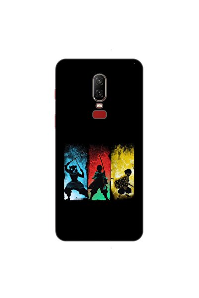 OEM Husa compatibila cu OnePlus 6 Silicon Gel Tpu Model Demon Slayer Team