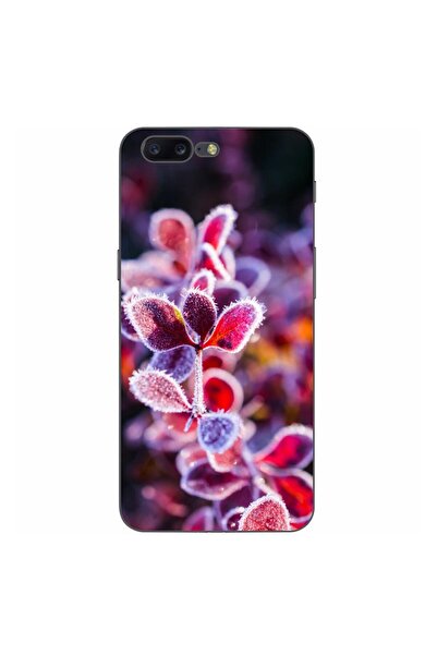 OEM Husa compatibila cu OnePlus 5 Silicon Gel Tpu Model Flori Inghetate
