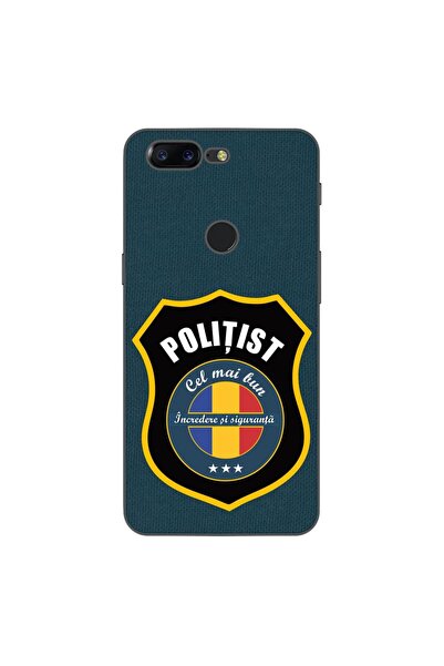 OEM Θήκη συμβατή με OnePlus 5T από σιλικόνη gel TPU, μοντέλο Αστυνομικός