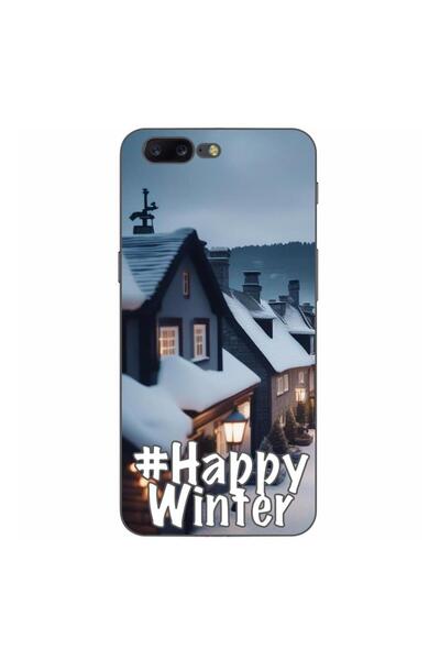 OEM Husa compatibila cu OnePlus 5 Silicon Gel Tpu Model Happy Winter