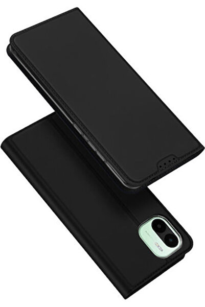 Dux Ducis Skin Pro Book Συνθετικό Δέρμα Μαύρο (Redmi A1 / A2)