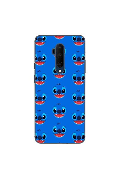 OEM Husa compatibila cu OnePlus 7T Pro Silicon Gel Tpu Model Stitch Face Pattern