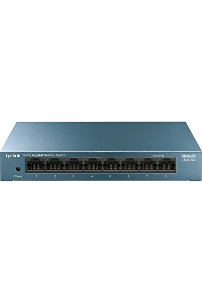 TP-LINK Επιτραπέζιος Διακόπτης LS108G, 8 θυρών 10/100/1000Mbps, Έκδοση. 1.0