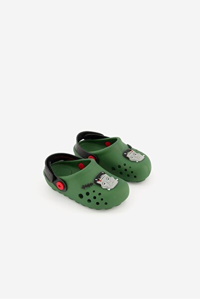Rider Toddler Boys Little Monsters Clogs, Green and Black