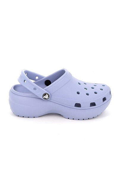 Crocs Γυναικείο Σαμπό Classic Platform Clog Ανατομικό Χρώματος Μπλε 206750-453