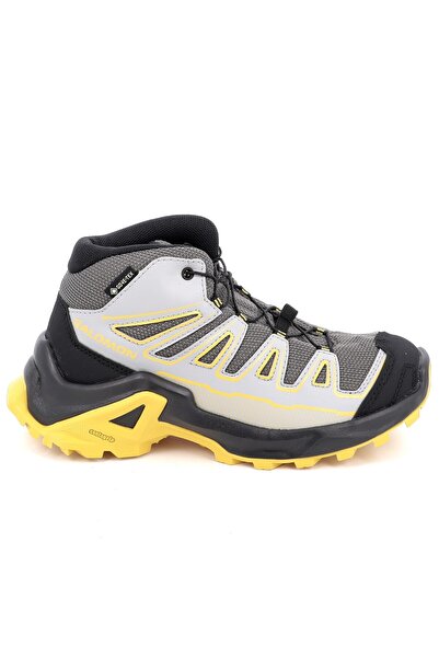 Salomon Παιδικό Αθλητικό Παπούτσι για Αγόρι X Ultra Mid Gtx J Χρώματος Γκρι 4...