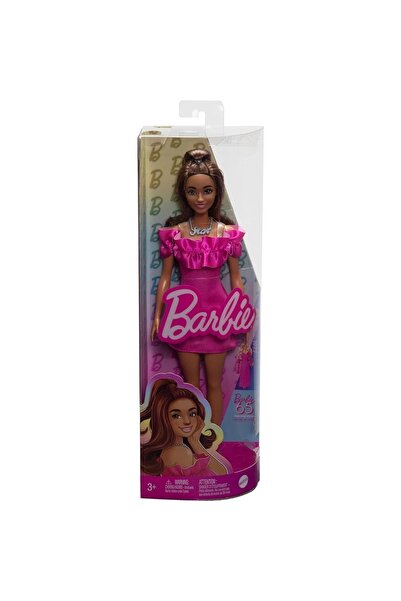 mattel Barbie Fashionistas - Κούκλα Fashionista Pink Ruffle Sleeves Dress HRH15