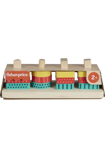 mattel Fisher-Price Ξύλινα Σχήματα Παιχνίδι Κινητικών Δεξιοτήτων HXV05