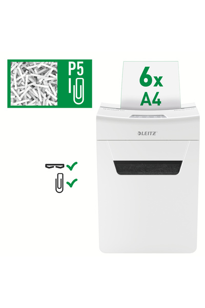 Leitz Tocător de documente IQ PROTECT 6M MICRO-CUT 6 FIZIUNI P5