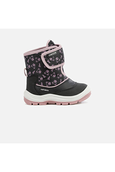 Geox Pantofi negri de damă până la gleznă Flanfil ABX