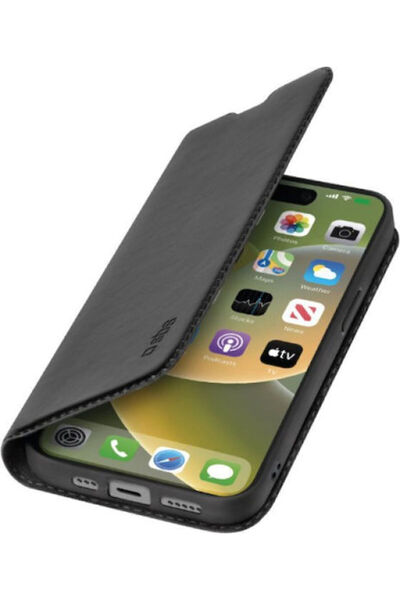 SBS Ελαφρύ Πλαστικό Μαύρο Πορτοφόλι (iPhone 15 Plus) Κωδικός: BKLITEIP1567K