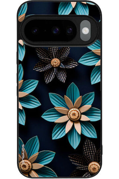 Other Θήκη Sonique Σειρά 3D Λουλούδια Google Pixel 10 5G Pixel 10 Pro 5G Γαλάζιο