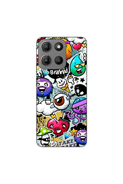 OEM Husa compatibila cu Motorola Moto G15 Silicon Gel Tpu Model Pop Art Graffiti