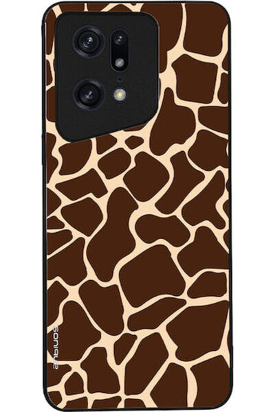 Other Θήκη Σειράς Animal Print Sonique για Oppo Find X5 Pro 5g - Καμηλοπάρδαλ...