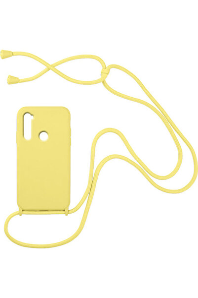 Other Sonique Carryhang Πίσω Θήκη Σιλικόνης 0.5mm με Λουράκι Κίτρινο (Redmi N...