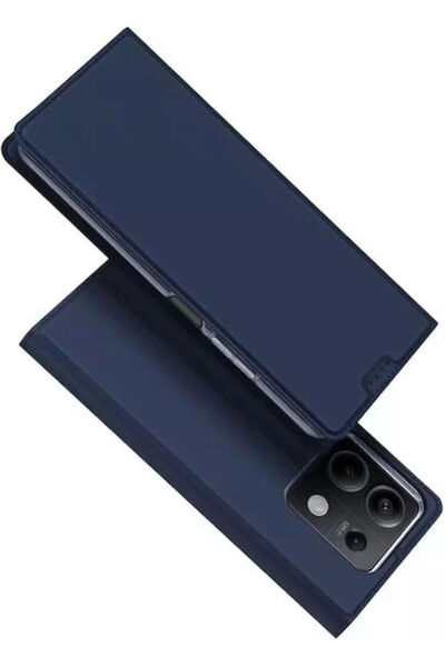 Dux Ducis Skin Pro Book Δέρμα / Συνθετικό Δέρμα / Σιλικόνη Μπλε (Redmi Note 1...