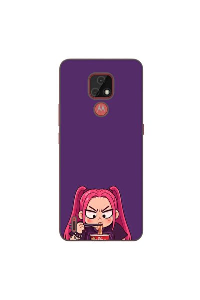 OEM Husa compatibila cu Motorola Moto E7 Silicon Gel Tpu Model KPop Demon Hun...