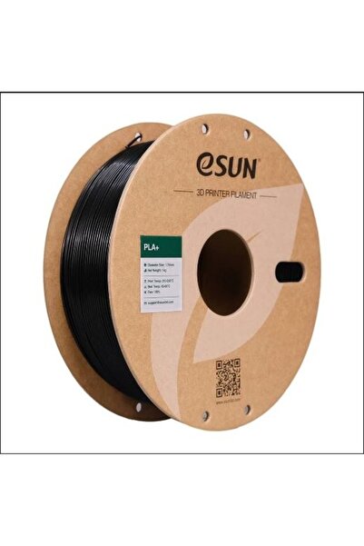 eSun Filament PLA+ Negru 1,75 mm 1 KG